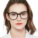 MARE AZZURO Oversized Reading Glasses Women Large Square Readers 1.0 1.25 1.5 1.75 2.0 2.25 2.5 2.75 3.0 3.5 4.0 5.0 6.0