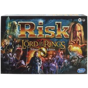 Hasbro Gaming Risk: The Lord of The Rings Trilogy Edition Strategy Family Board Games, Ages 10 and Up, for 2-4 Players