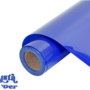 3D Puff HTV Matte Heat Transfer Vinyl Roll 12" x 12ft Iron on for Heat Press T Shirt for All Cutter Machine Heat Vinyl Design (12ft, 3D Puff Sapphire Blue)