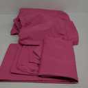 CXPSINC 2 Pack Fitted Table Clothes-96 x 30 Inch Rectangle Tablecloths for 8 Foot Tables, Washable Polyester 8FT Table Cover for Parties, Holiday Dinner, Wedding, Trade Show (8FT | 2 Pack, Fuchsia)