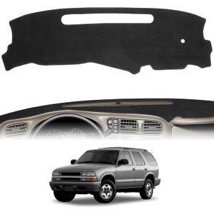 Dash Cover Dashboard Mat Compatible with Chevy S10 Blazer 1998-2005,S10 1998-2004,fit for GMC Jimmy 98-2001,fit for Sonoma 98-04 Dashboard Cover for Pad Custom Car Dashboard Interior Accessories