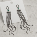 Green Stone Earrings
