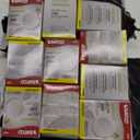 KOR (Pack of 10) G16.5 White Finsh Decorative (E12) Candelabra Base Globe Shape Incandescent 120V G16 1/2 Light Bulbs (25)
