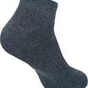 PARTH iMPEX Cotton Ankle Socks for Women  Odor Control Breathable Fabric Durable Reinforced Toe & Heel All-Day Comfort - 3 Pairs (Gray)
