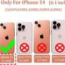 For iPhone 14 Screen Replacement 6.1 inch, 3D Touch LCD Display Digitizer Assembly with Repair Tools,Compatible with Model A2649, A2881, A2884, A2883, A2882