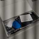 Swyprrix Electric Bathroom Cleaning Brush, Cordless Spin Scrubber Full Body Waterproof IPX7 with Adjustable Handle, 8 Replaceable Brush Heads for Bathtub/Kitchen/Window/Home SDCTB01