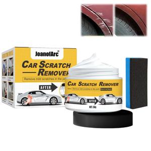 Car Scratch Remover Cream, Scratch Remover for Vehicles, Multi-Purpose Car Scratch Repair Paste with Wipes Cleaning Cloth, Repair Polishing Kit for Light Scratches and Swirls (EXP 08/31/26)