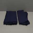 ZWJD Pillow Covers 22x22 Set of 2 Navy Throw Pillow Covers with Fringe Chic Cotton Decorative Pillows Square Cushion Covers for Sofa Couch Bed Living Room Farmhouse Boho Decor