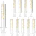 10 Pack 10ml Glass Syringe With Caps
