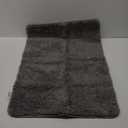 COSY HOMEER Bath Rugs for Bathroom Extra Thick - Anti-Slip Bath Mats Soft Plush Yarn Shaggy 100% Strong Mirco Polyeste Mat Living Room Bedroom Mat Floor Water Absorbent(Grey,20x32 - Inches)