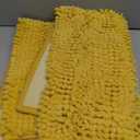 Arotive Luxury Chenille Bathroom Rug Mat, Extra Soft Thick Absorbent Shaggy Bath Rugs, Non-Slip Machine Wash Dry, Plush Bath Mats for Bathroom, Shower and Tub, 34x21, Yellow