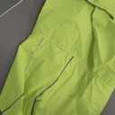 Dog Raincoat Reversible, Single Side Slicker Poncho Adjustable Waterproof Dog Rain Jacket with Leash Hole/Reflective Stripe Hooded Snowproof Windproof Clothes for Small to 3X-Large Dogs, 3XL (Neon Green)