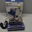 Mattress Vacuum Cleaner, 16kPa Bed Vacuum Cleaner with 253.7nm UV-C Light, Ultrasonic & 140 Heating, Dual Cup & Widen Suction Port Handheld Vacuums for Bed, Sofa, Couch, Crib (500W, Corded) (Bluish Purple)