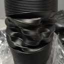 2 Pack Flexible Rain Gutter Downspout Extensions,Drain Downspout Extender,Gutter Extension Flexible,Down Spout Drain Extension Pipes,Extendable from 21 to 60 Inches (Black)