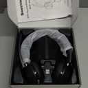 (Upgraded Version) Wireless Headset, Bluetooth Headset with Noise Cancelling Microphone, Best Headphones with Mic Mute & USB Dongle for PC/Computer/Laptop/Cell Phones/Remote Work/Call Center (Black)