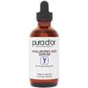 PURA D'OR 3.3 Oz Hyaluronic Acid Serum For Deep Hydration - Anti-Aging, Plumping & Moisturizing Formula For Smooth, Supple Skin - Natural Skincare Boost - Fine Lines & Wrinkle Reducer - Travel Size (3.3 Fl Oz (Pack of 1))