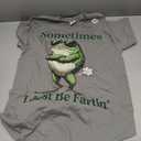 Sometimes I Just Be Farting Funny Vintage Frog Graphic TShirt, M