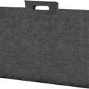 ZKOO Felt Art Portfolio Bag, Large Art Portfolio with Handles, Sturdy Artist Storage Bag for Artwork, Poster, Sketching, and Drawing (18 x 24 inch)