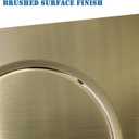 Dual-Flush Actuator Plate Compatible with Geberit 115.770.46.6, Brushed Gold