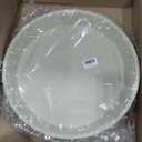 2 Pack of 16 17 inch Plant Saucer (15 inch Base), 2.3" Depth, Plant Trays for Pots, Plastic Plant Saucers for Indoors, Bird Bath Bowls, Flower Pot Drip Trays for Planter (17", Beige)