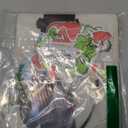 70Pcs Christmas Reflective Magnets Set - 7 Pcs Christmas Car Decals with Colorful Bulb Light Refrigerator Garage Magnet Decals Decoration for Cute Xmas Holiday