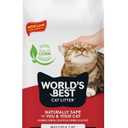 WORLD'S BEST CAT LITTER Multiple Cat Unscented, 32-Pounds - Natural Ingredients, Quick Clumping, Flushable, 99% Dust Free & Made in USA - Long-Lasting Odor Control & Easy Scooping