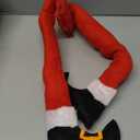 Sattiyrch Christmas Car Auto Costume Decoration Santa Claus Legs Sticking Out of Trunk Santa Christmas Decoration