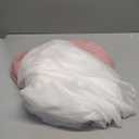 4 Pcs Wedding Arch Flowers and Drape Kit Include 2 Artificial Floral Swag and 2 Chiffon Drapes, Faux Flower Set for DIY Wedding Party Reception Ceremony Backdrop Rose Decoration (Pink)