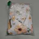 Watercolor Horse Floral Baby Crib Sheets for Boy Girl 52"x28" Running Horses Boho Flowers Soft Snug Fitted Crib Mattress Cover Wild Animals Baby Sheet for Standard Crib & Toddler Bed Mattresses (One Size, White)