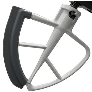 Upgrade K45B Flex Edge Beater, Compatible With Kitchen Aid Mixer Accessory, Attachments For Mixer, For 4.5-5 Quart Bowls,Beater With Silicone Edges,White (K45B Coated Flex Edge Beater)