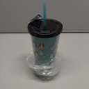 Spoontiques - Acrylic Foil Cup with Straw - 20 - Metallic Locking Lid with Straw - Double Wall Insulated - BPA Free - Dog Doodles Foil Cup, 20 Oz
