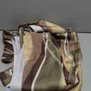 Brown Blackout Curtains, Abstract Ombre Grey and Brown Striped Window Curtains for Living Room Modern Room Darkening Grommet Curtains, 42x63 Inch, 2 Panels