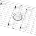 Sink Protectors for Kitchen Sink, Sink Grate Grid for Bottom of Sink, Metal Sink Rack, Bottom Basin Rack, Stainless Steel, 28" x 15"