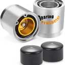 1.98" Bearing Protectors, Chrome Wheel Bearing Helper Compatible with Most 2000 or 3500 Pound Axle for Boat, RV, Snowmobile, ATV and Utility Rrailers, Prevent Bearing Failure - 2pcs