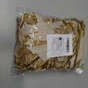 2 x 30 Pcs Velvet Bows for Christmas Tree, 5 x 7 Inch Vintage Rustic Christmas Ribbon Bows Ornaments for Tree Garland Wreath Gifts Outdoor Indoor Xmas Home Decorations(3/8'' Wide + 5/8'' Wide) (Khaki)