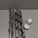 Ausemku Shower Curtain Rod Tension - 26-76 Inch Never Rust Non-Slip Spring Tension Curtain Rod No Drilling Stainless Steel Curtain Rod Use Bathroom KitchenSilver