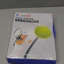 PULEEBO Tennis Trainer Rebound Ball for Self Practice, 3 Balls with String, Anti-Tangle Hook, Vibration Dampeners, Overgrip, Color Box