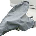 Caravan Hitch Cover Waterproof Breathable Tow Hitch Cover, Tongue Jack Protective Cover Trailer Hitch Lock Covers Fit for RV Caravan Trailer (Gray)