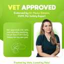 Lick-Safe Daily Pet Wipes for Dogs & Cats - Vet-Approved & Hypoallergenic - Cleans Mud, Odor & Dander - Wipes for Paws, Face & Butt - 10% to Charity - Earth-Friendly & Unscented Cleaning - Pack of 200