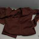 OLCHEE Womens Long Sleeve Workout Jumpsuit Seamless Ribbed Tummy Control Yoga Bodycon Zip Up One Piece Unitard Sculpt Rompers, Size M