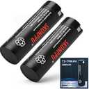 SKONPPU 1-Pack 4V Li-ion Battery for Milwaukee Headlamp&Flashlight Red Lithium 3.0 Battery 3200mAh USB Fast Charger - 20% Longer Runtime & 3X Faster Charge Compatible with Milwaukee 48-11-2131