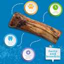 Jack&Pup Marrow Bones for Dogs (6 Pack), Long Lasting Dog Bones for Large Dogs, 6" Marrow Bone, Natural Beef Bone (EXP 07/01/28)