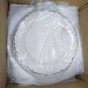 Farmhouse Melamine Dinnerware Sets,12 Pieces Dishes Dinnerware Set,Service for 4 Lightweight Kitchen Plates and Bowls Sets, Great for Casual dining and Outdoor Parties Camping or RVs, White