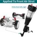 Front Left Air Suspension Shock Absorber Compatible with 4Matic 2005-2012 Mercedes Benz S-Class W221 S350 S450 S550 Cl550 OE 2213200438 2213201738