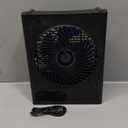 Misting Fan Portable, 8000mAh 8-Inch Rechargeable Battery Operated Fan with 600mL Water Tank, Cooling Desk Misting Fans for Outside, Perfect Quite Mist Water Spray Fans for Home Office Camping Patio (Black)
