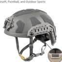 SF High-Cut Fast Helmet, ABS Tactical Helmet for Airsoft, Paintball, and Outdoor Sports, M/L