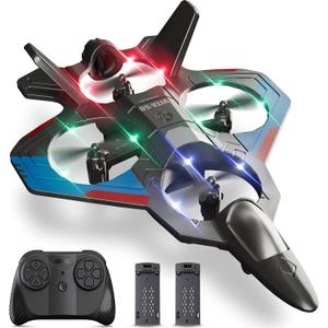 4DRC RC Planes Remote Control Airplanes for Kids, Foam Remote Control Planes for Kids Adults Beginners, Remote Control Helicopter Fighter Jet Drones for Kids Adults, 360 Flip Easy to Fly