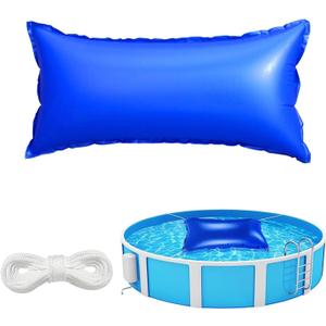 4'x8' Pool Pillows for Above Ground Pools, Winterizing Ice Equalizer 0.4mm Ultra Thick Pool Cover Air Pillow for Winter, Pool Closing Kit for Swimming Pool, 50ft Rope Included (Rectangular Style)