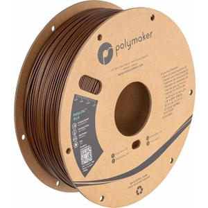 Polymaker PLA Filament, Brown 3D Printing PLA Filament 1.75mm 1kg - PolyLite 3D Printer PLA Filament, Dimensional Accuracy +/- 0.03mm, Compatible with Most 3D Printer, Brown