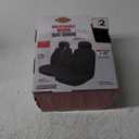 DICKIES 3003417LD, Morrisey Black 2-Piece Seat Cover Set